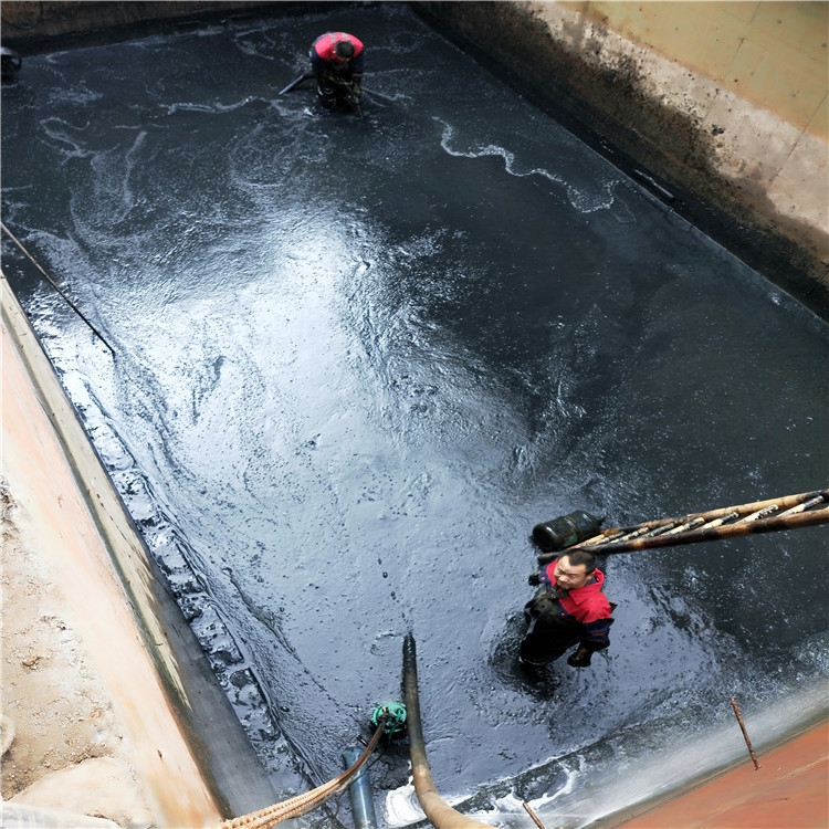 莱州废水池清理